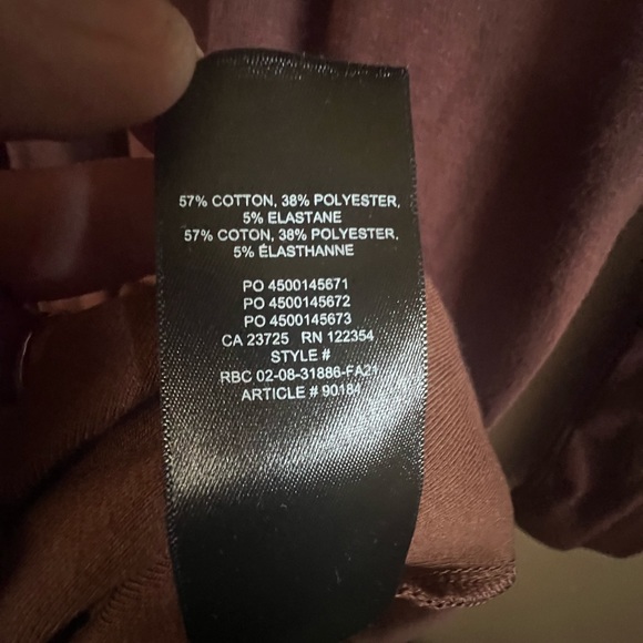 Sunday Best by Aritzia, half zip dress, size Medium, cognac brown, EUC - Picture 8 of 11